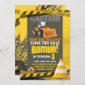 建築誕生日 招待状 (正面/裏面)