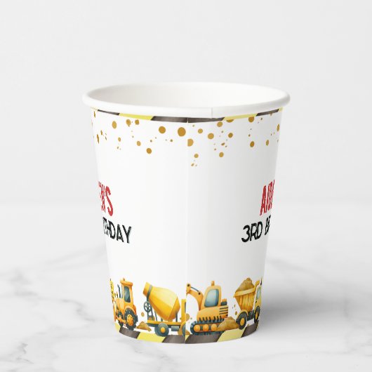 建築誕生日 紙コップ (右)