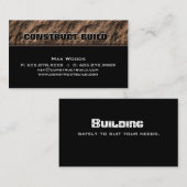 建築請負業者名刺ロックベージュ 名刺 (正面/裏面)
