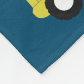 建築警告の作業区域 フリースブランケット (角)