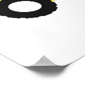 建築警告の作業区域 ポスター (角)