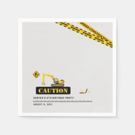 建築赤ちゃんシャワー誕生日パーティー用品 スタンダードカクテルナプキン