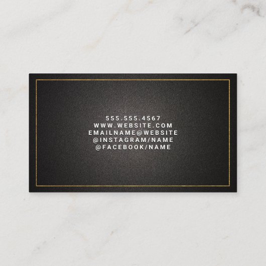 建築車のロゴ | 財産開発 名刺 (裏面)