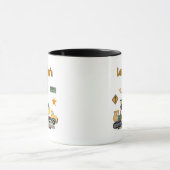 建築車の第3誕生日のTシャツ マグカップ (中央)