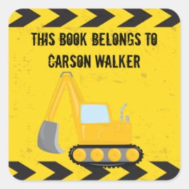 建築車カスタムの子供の本は次の項目に属する スクエアシール