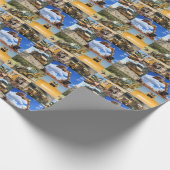 建築車コラージュ ラッピングペーパー (角)