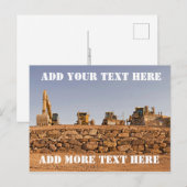 建築車パノラマ ポストカード (正面/裏面)