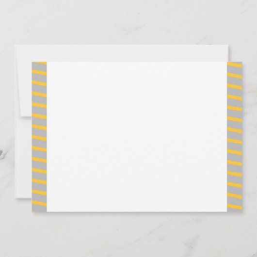 建築車パーティーフォトボーイ2nd誕生日 招待状 (裏面)