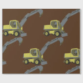 建築車両のラッピング紙 ラッピングペーパー (フラット)