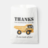 建築車両ダンプトラック誕生日 フェイバーバッグ (正面)