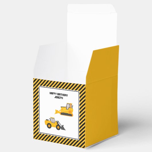 建築車両トラック金ゴールド及びブラックカスタム フェイバーボックス (オープン)