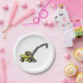 建築車両紙プレート ペーパープレート (パーティー)