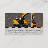 建築車両運転者 |地球引越し業者 名刺 (裏面)