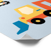 建築車愛好家 ポスター (角)