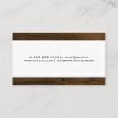 建築車掘削機 | 実在不動産ロゴ 名刺 (裏面)