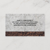 建築車用ダンプトラック | 地球引越し業者 名刺 (裏面)