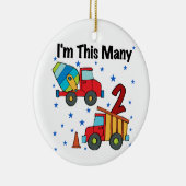 建築車第2期バースデーギフト セラミックオーナメント (右)