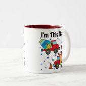 建築車第2期バースデーギフト ツートーンマグカップ (正面右)