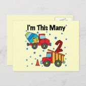 建築車第2期バースデーギフト ポストカード (正面/裏面)