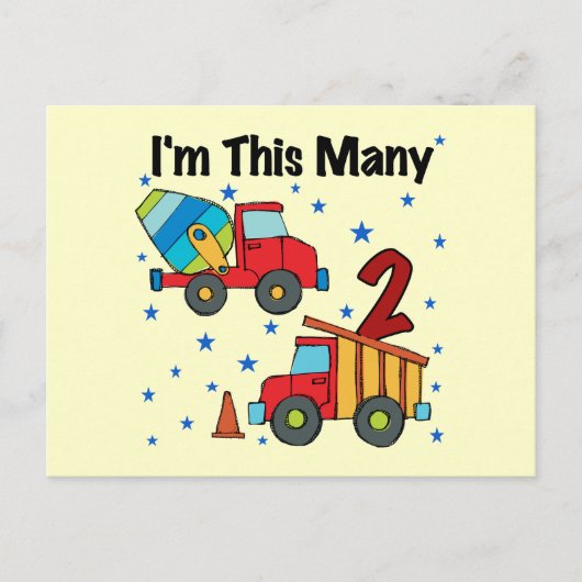 建築車第2期バースデーギフト ポストカード (正面)