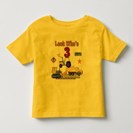 建築車第3期Tシャツ トドラーTシャツ (正面)