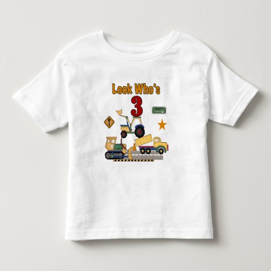 建築車第3期Tシャツ トドラーTシャツ (正面)