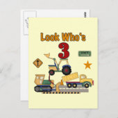 建築車第3期Tシャツ ポストカード (正面/裏面)