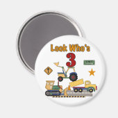 建築車第3期Tシャツ マグネット (正面/裏面)