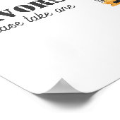 建築車誕生日便利標識 ポスター (角)