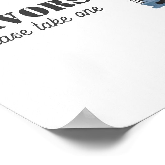 建築車誕生日便利標識 ポスター (角)