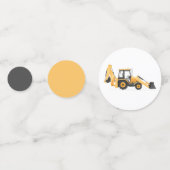 建築車誕生日芸術品を気取った|過去記事 コンフェッティ (裏面)