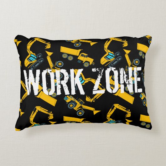 建築車 アクセントクッション (正面)