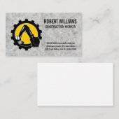 建築車 | アースディガー | ブルーカラー 予約カード (正面/裏面)