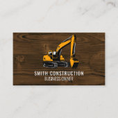 建築車 | ウッド 名刺 (正面)