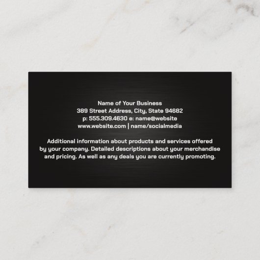 建築車 | エステ実在ートシティスカイライン 名刺 (裏面)