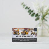 建築車 | エンジニア設計者 名刺 (スタンド正面)