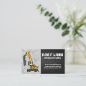 建築車 |コンクリート 予約カード (スタンド正面)