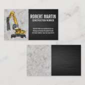 建築車 |コンクリート 予約カード (正面/裏面)