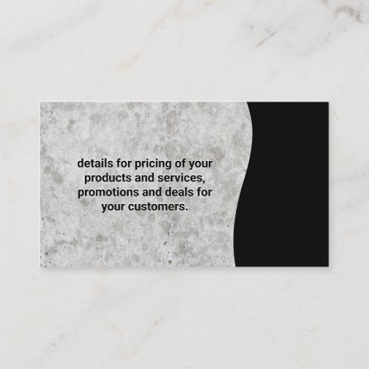 建築車 | ホーム建築 名刺 (裏面)