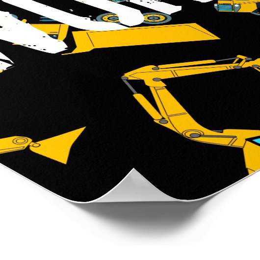 建築車 ポスター (角)