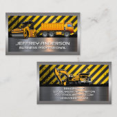 建築車 |メタリック 名刺 (正面/裏面)