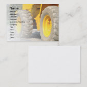 建築車 名刺 (正面/裏面)