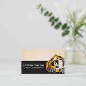 建築車 | 地球掘削 名刺 (スタンド正面)