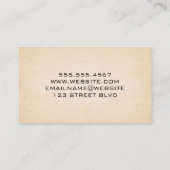 建築車 | 地球掘削 名刺 (裏面)