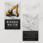 建築車 |大理石 |レザー 名刺 (正面/裏面)