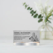 建築車 |建物 名刺 (スタンド正面)