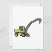 建築車 招待状 (正面)
