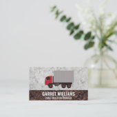 建築車 | 物流 名刺 (スタンド正面)