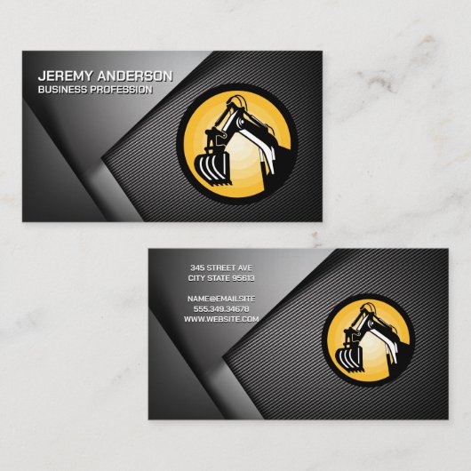 建築車 |重機 名刺 (正面/裏面)