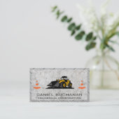 建築車 |重機 名刺 (スタンド正面)